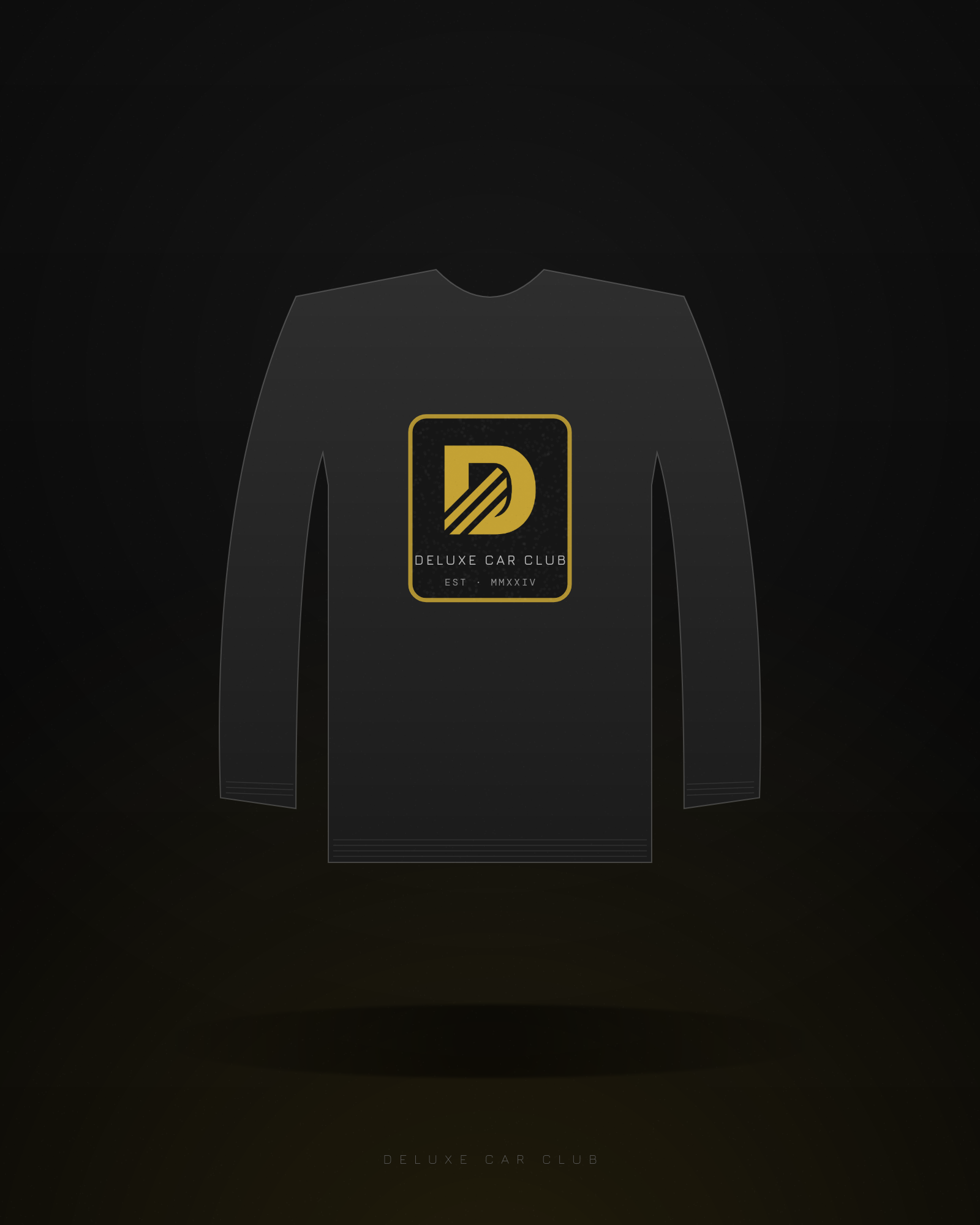 Club Crewneck — Graphite / Silver crest