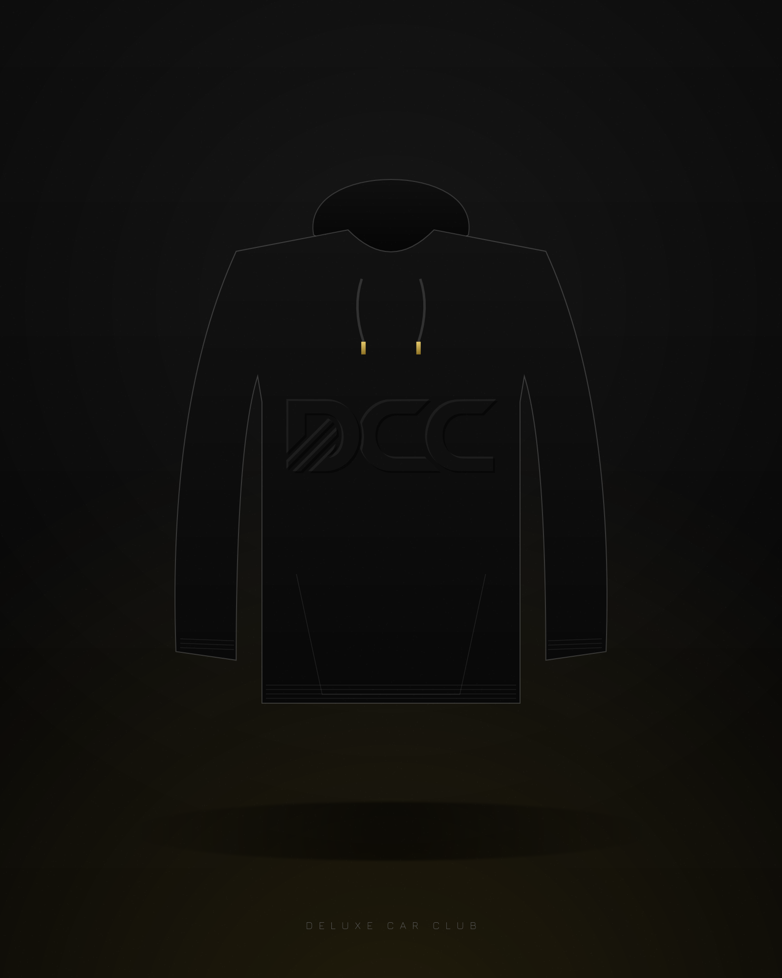 Concours Hoodie — Blackout / Tonal / Silver hardware