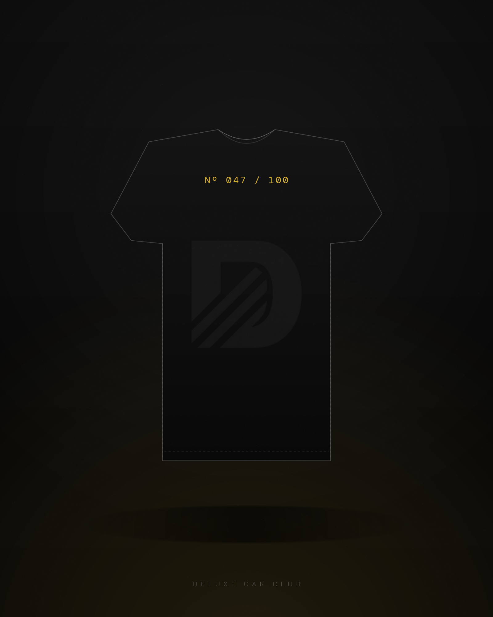 Founding Member Tee — № Series — Black / Tonal / Silver №