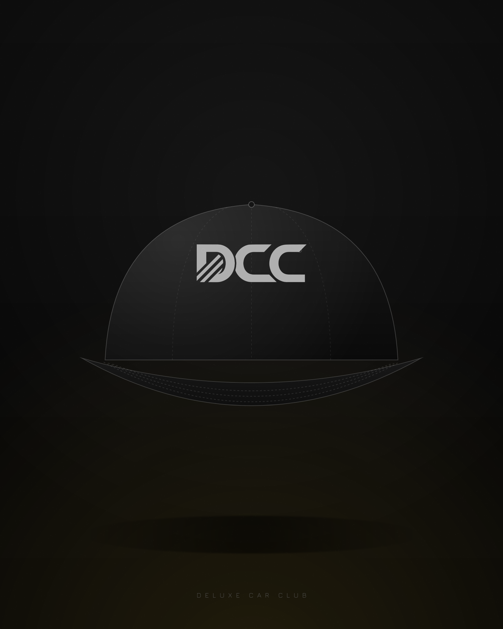 Silverline Dad Hat — Washed Black / Silver